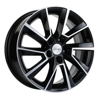 Khomen KHW1507 Black-FP 5*100 6xR15 ET37 DIA54.1